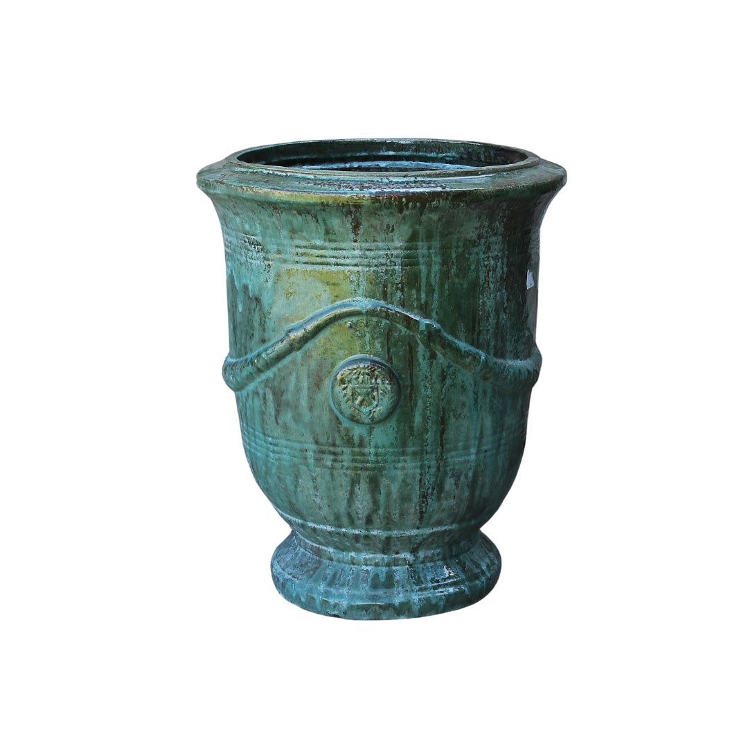 french planter pots French Urn • Glazed – Anamese Garden & Home